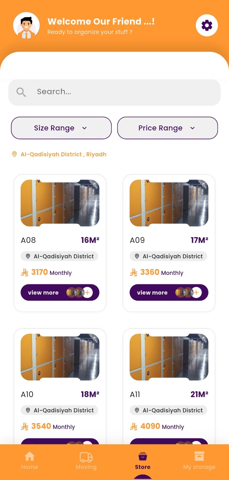 Makhzny Storage Details